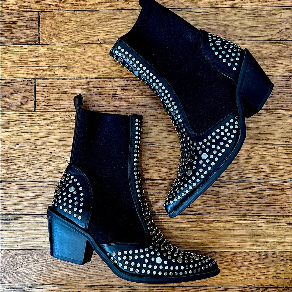 Studded Rad High Ankle Boot